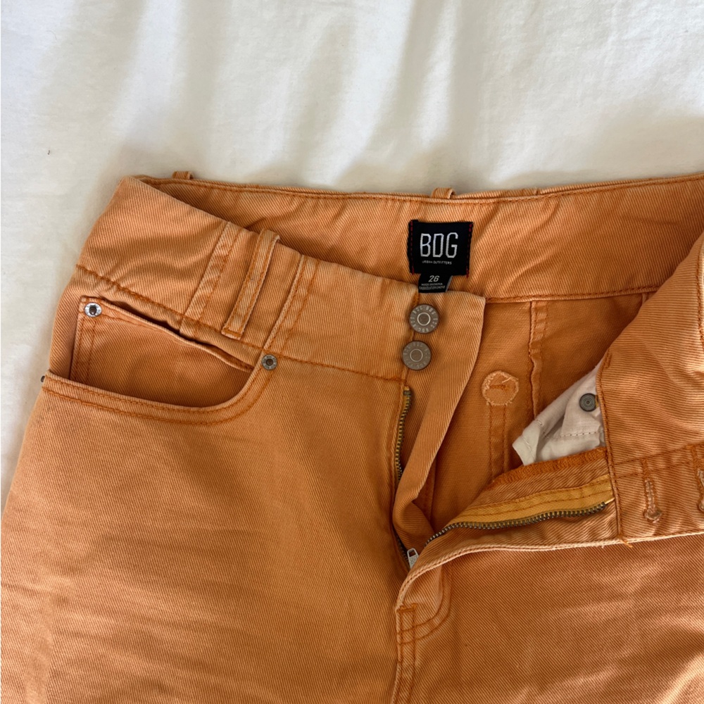 Urban Outfitters Orange Denim Jeans